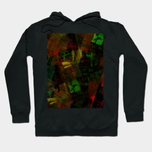 Abstract green ghost demon hell gate Hoodie